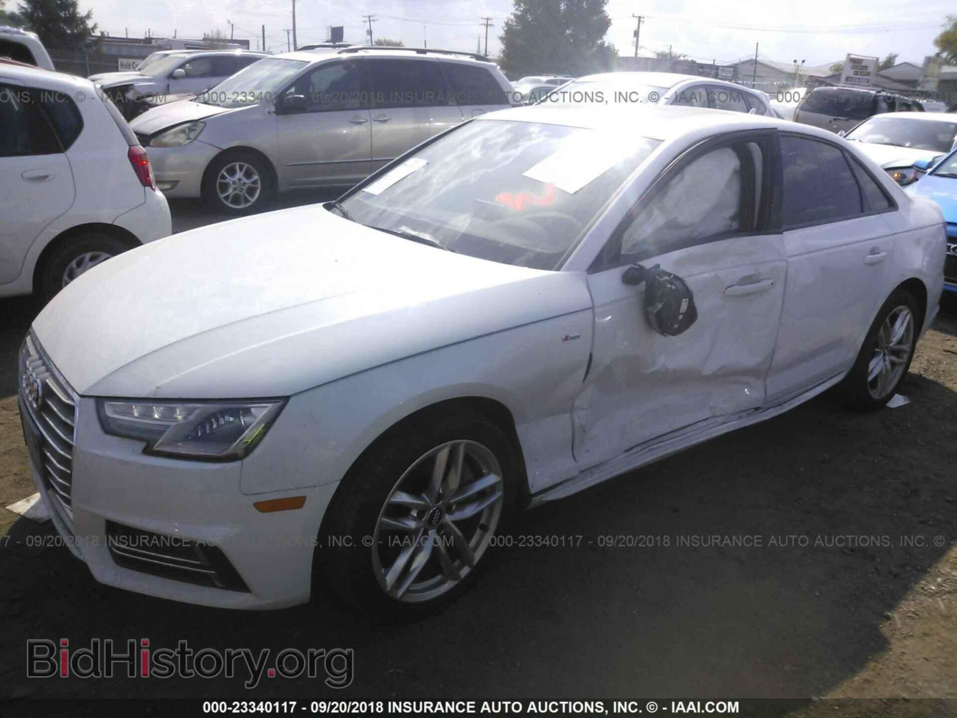 2017 Audi A4 - VIN: WAUDNAF45HN046258 - Фото 2