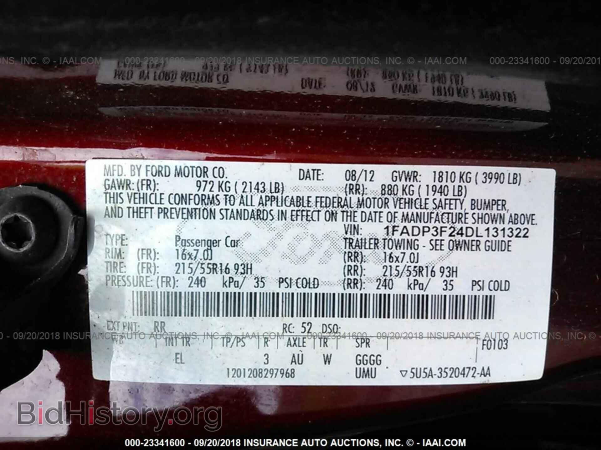 2013 Ford Focus - VIN: 1FADP3F24DL131322 - Фото 9
