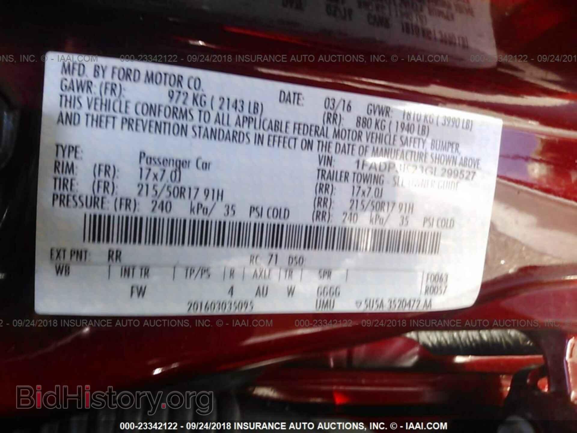 2016 Ford Focus - VIN: 1FADP3K23GL299527 - Photo 9