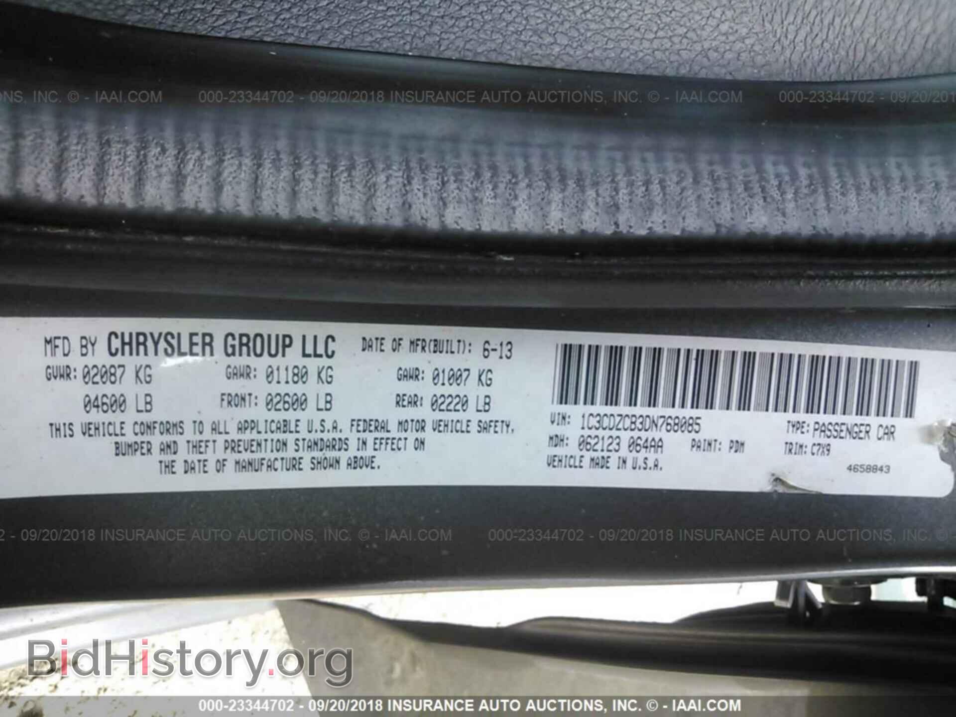 2013 Dodge Avenger - VIN: 1C3CDZCB3DN768085 - Photo 9