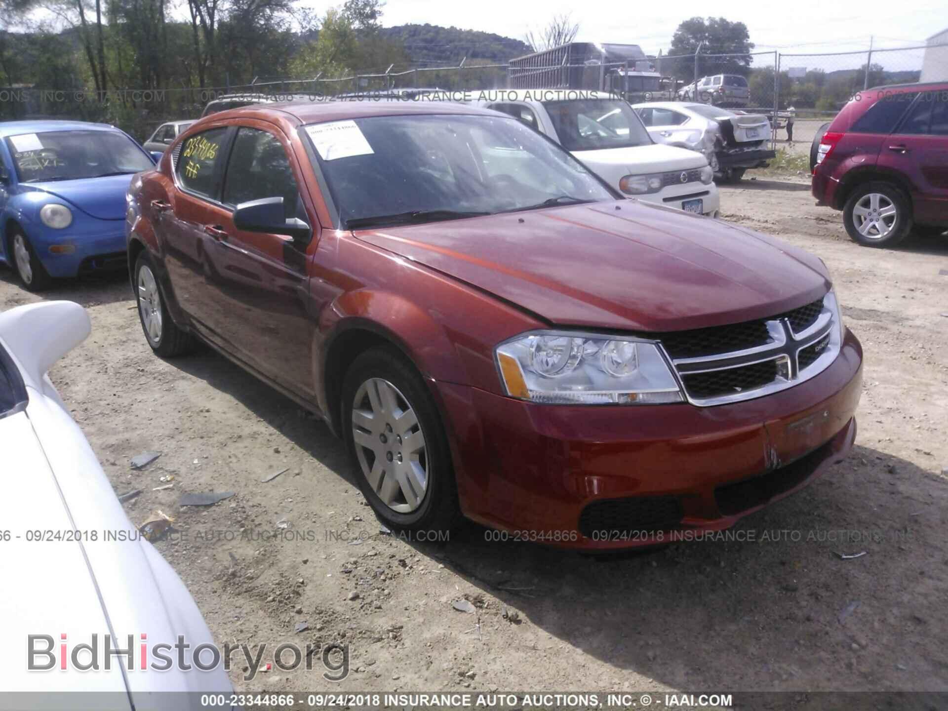 Photo 1C3CDZAB7CN272787 - Dodge Avenger 2012