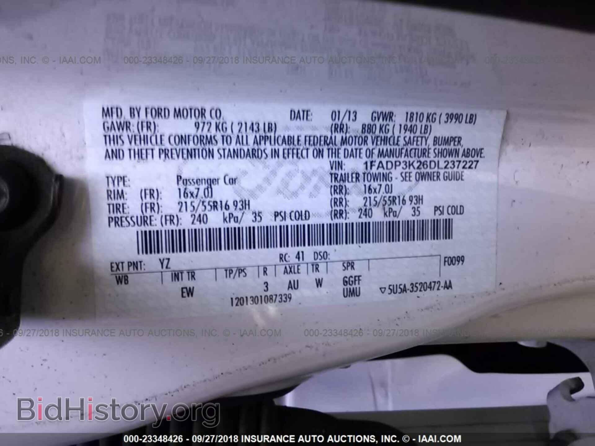 2013 Ford Focus - VIN: 1FADP3K26DL237227 - Photo 9