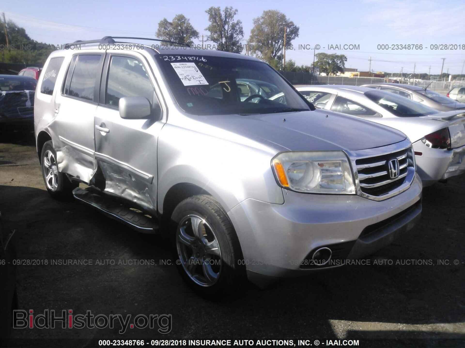 Фотография 5FNYF4H41CB044496 - Honda Pilot 2012