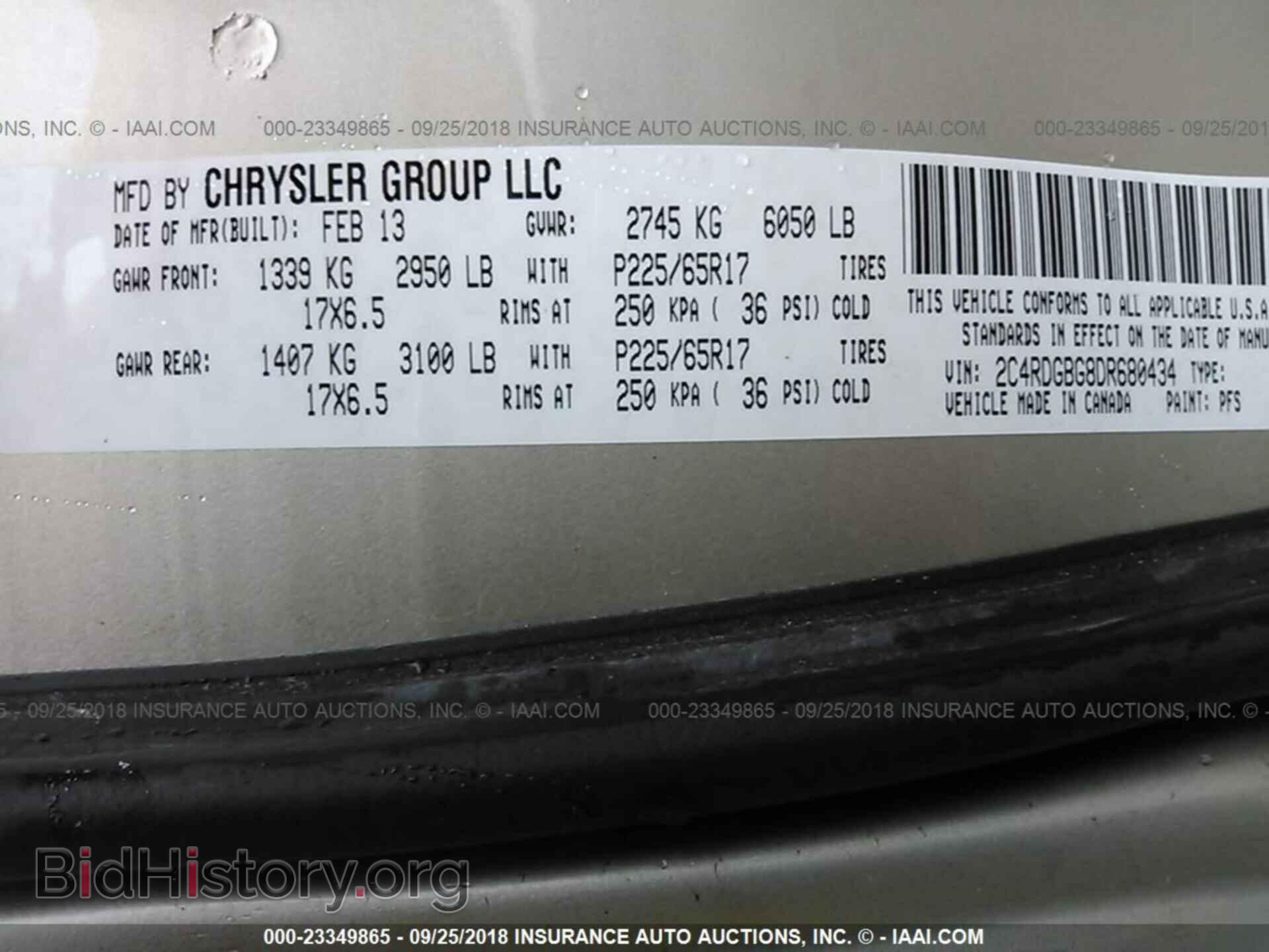 2013 Dodge Grand caravan - VIN: 2C4RDGBG8DR680434 - Фото 9
