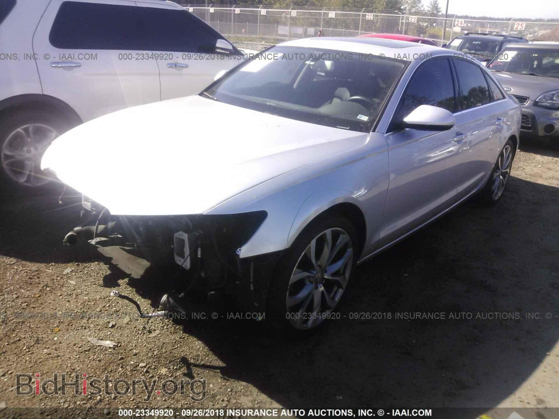 2013 Audi A6 - VIN: WAUGFAFC4DN139347 - Фото 2