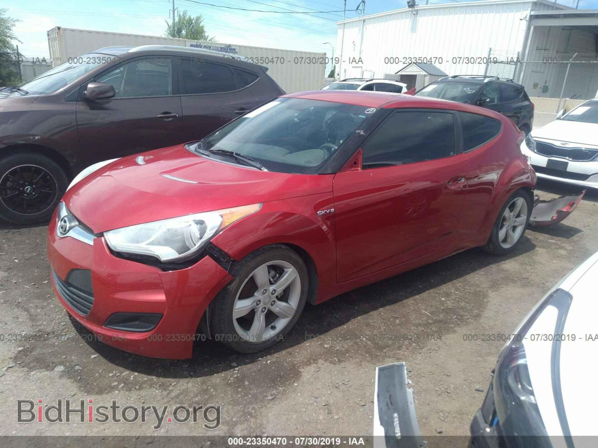 2012 HYUNDAI VELOSTER - VIN: KMHTC6AD6CU036745 - Фото 2