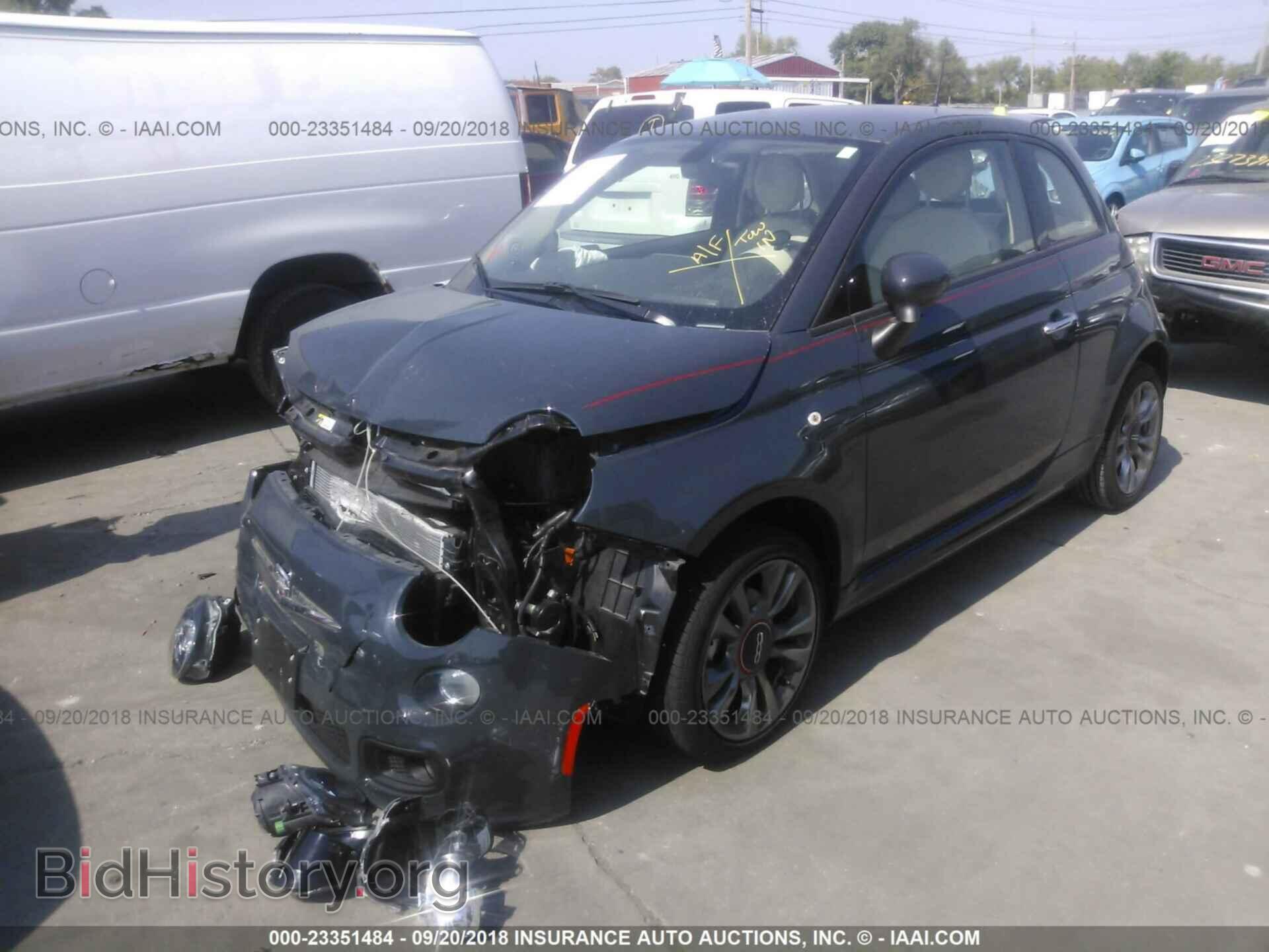 2017 Fiat 500 - VIN: 3C3CFFKR2HT580235 - Photo 2