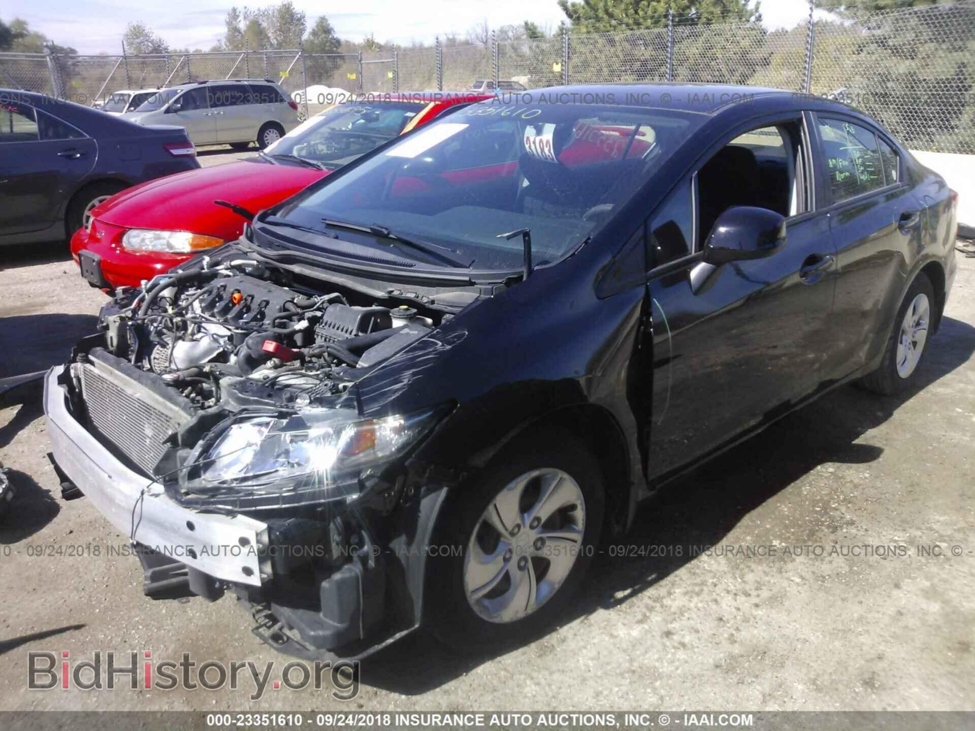 2013 Honda Civic - VIN: 19XFB2F57DE007723 - Фото 2