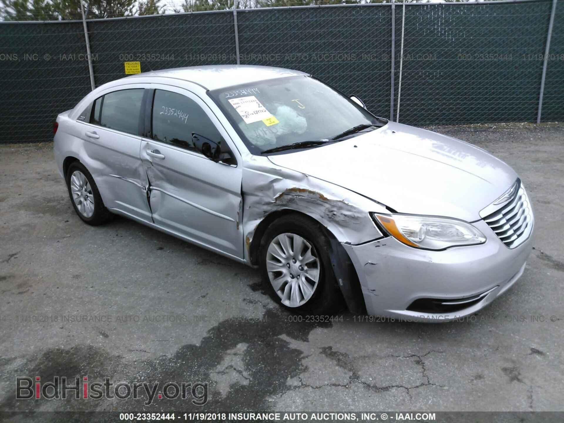Фотография 1C3CCBAB8CN248606 - Chrysler 200 2012