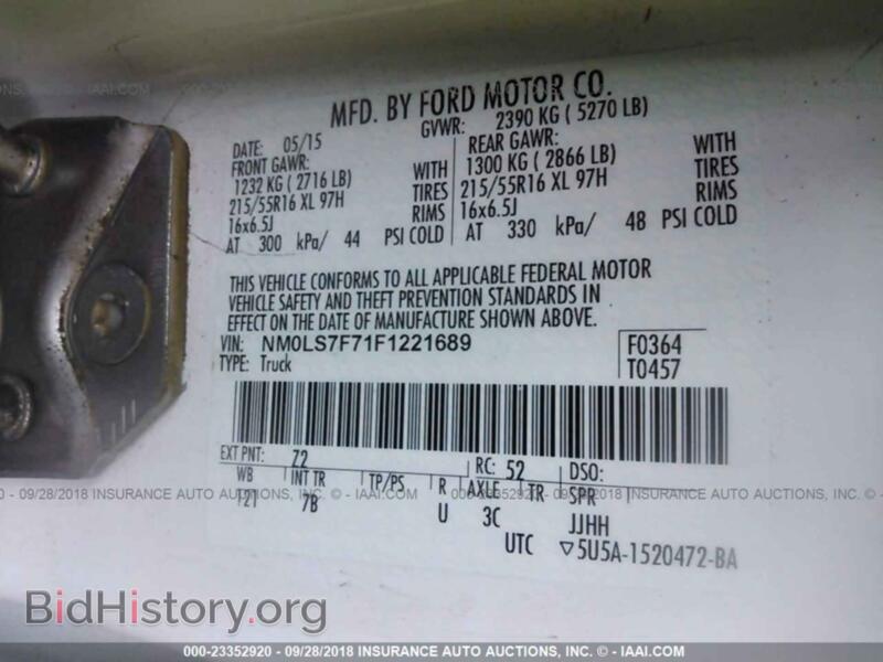 2015 Ford TRANSIT (VIN NM0LS7F71F1221689) — photo 9 of 10