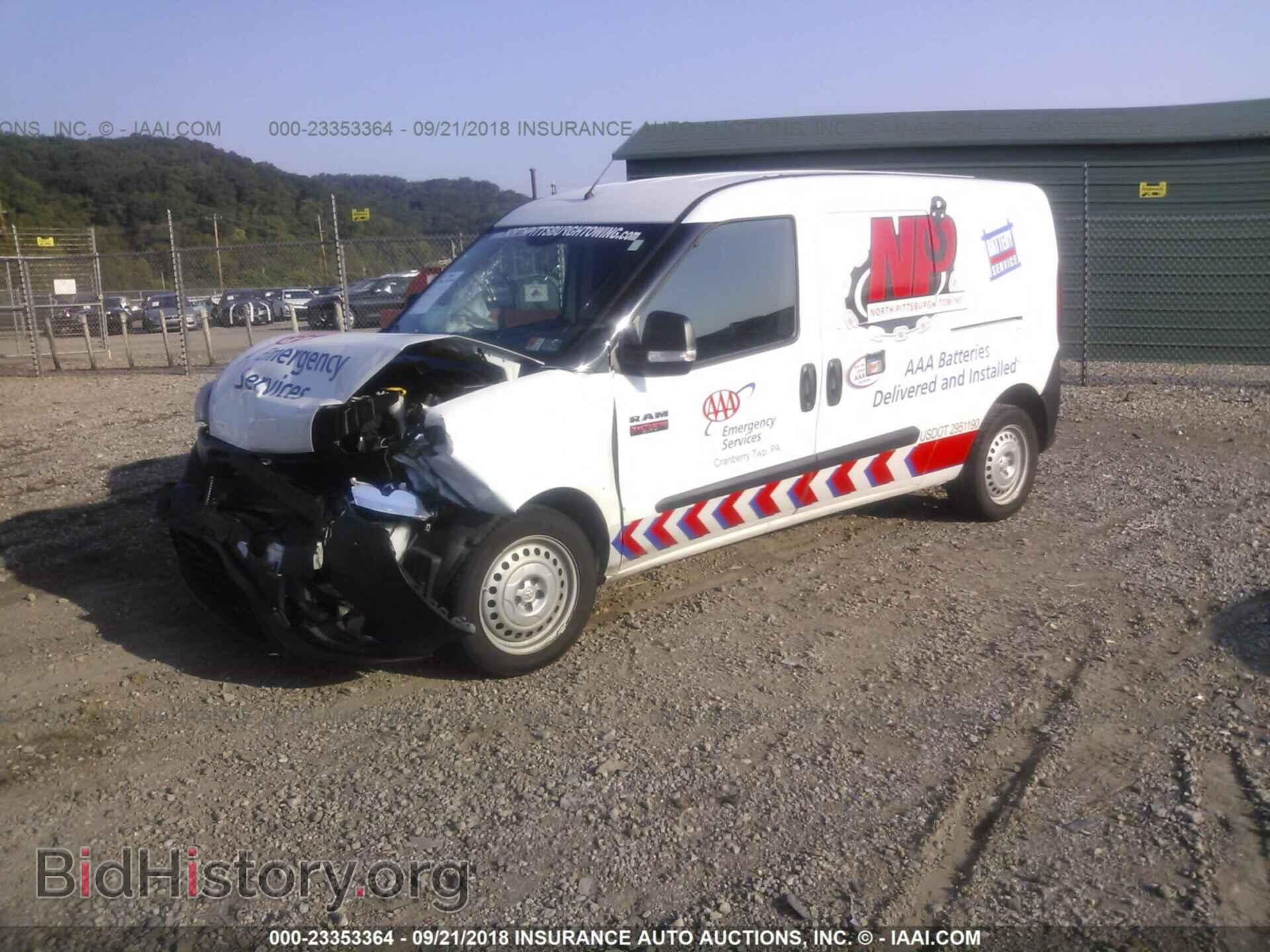 2016 Ram Promaster - VIN: ZFBERFAT2G6C11172 - Фото 2