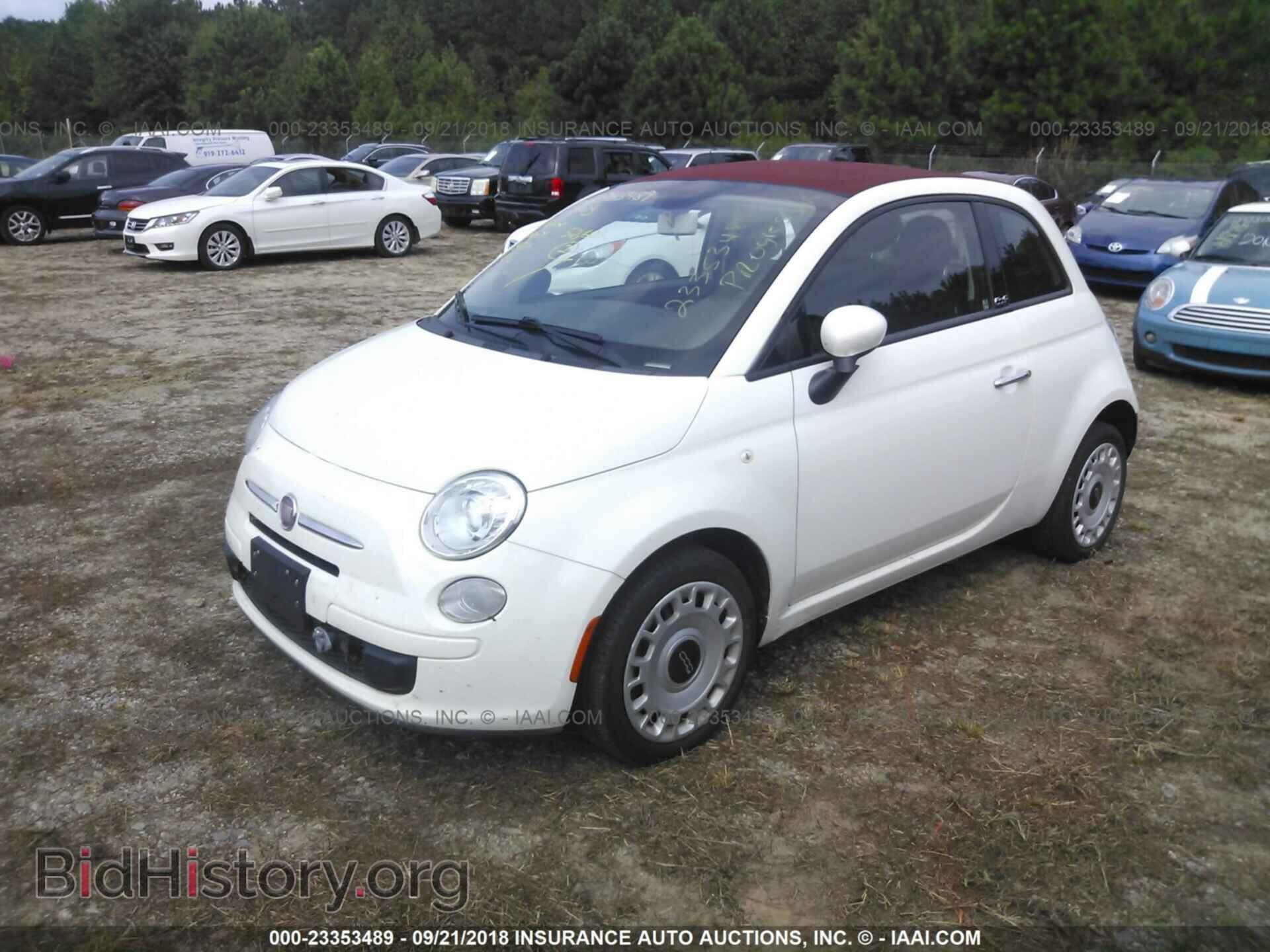 2012 Fiat 500 - VIN: 3C3CFFDR0CT223237 - Фото 2