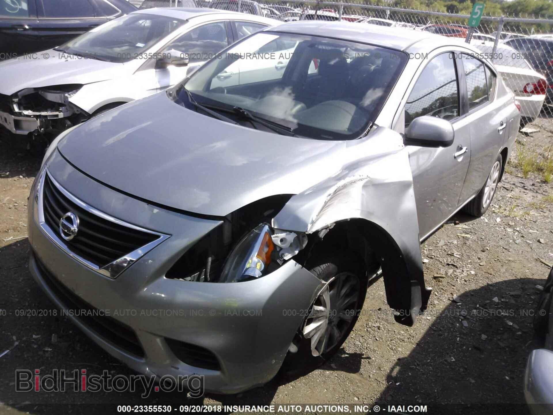 2012 Nissan Versa - VIN: 3N1CN7AP5CL836111 - Фото 2