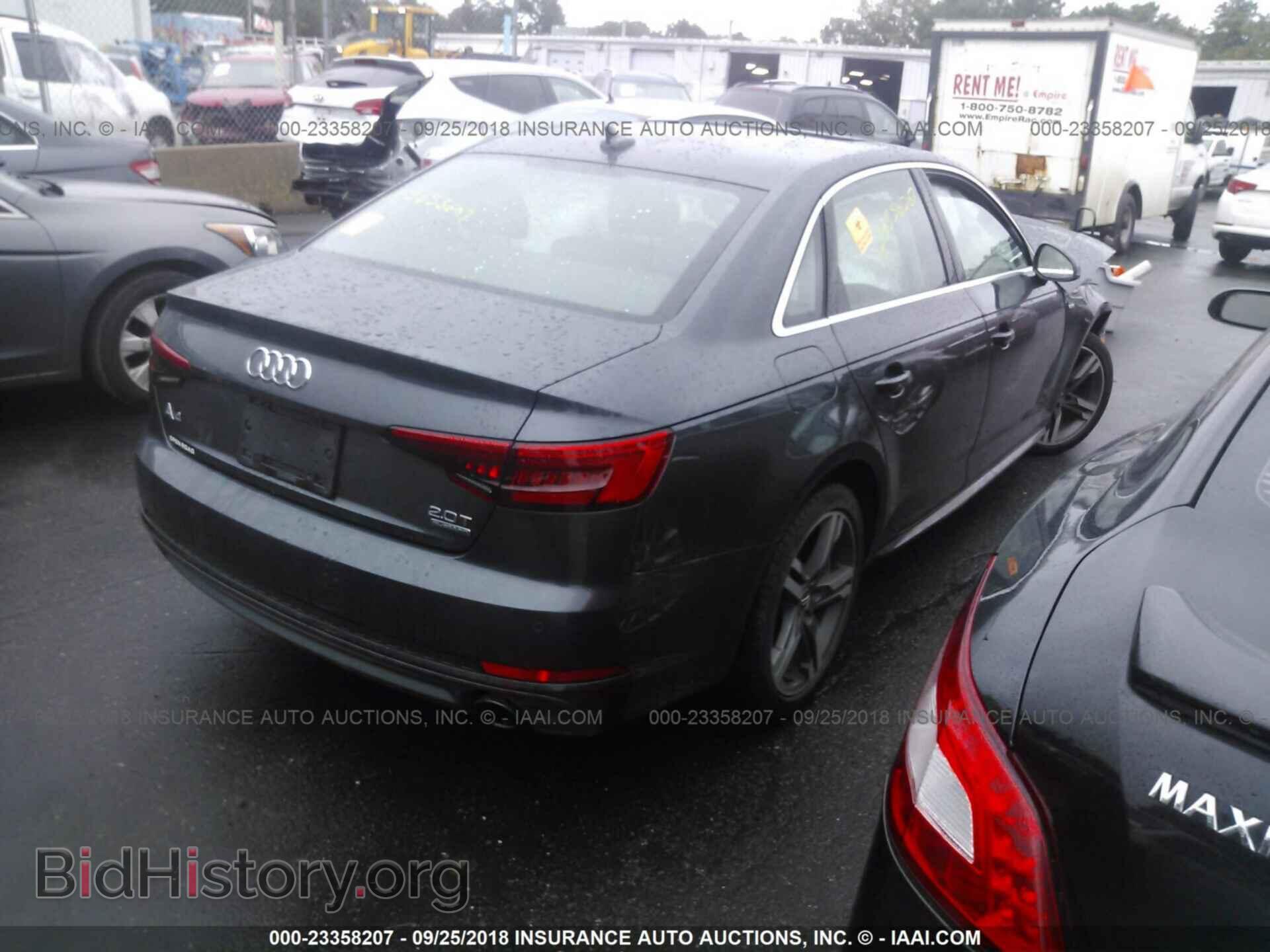 2017 Audi A4 - VIN: WAUENAF40HN016363 - Фото 4