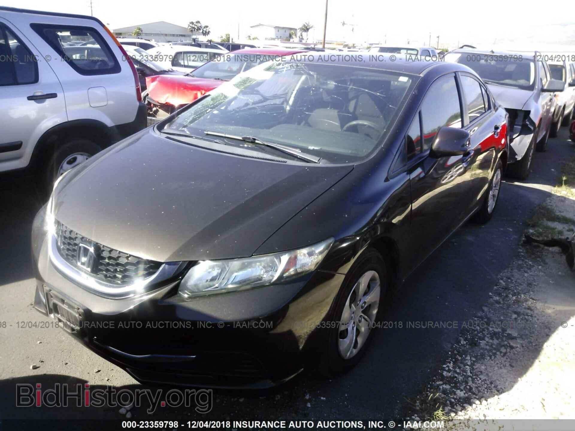 2013 Honda Civic - VIN: 19XFB2F84DE066433 - Фото 2