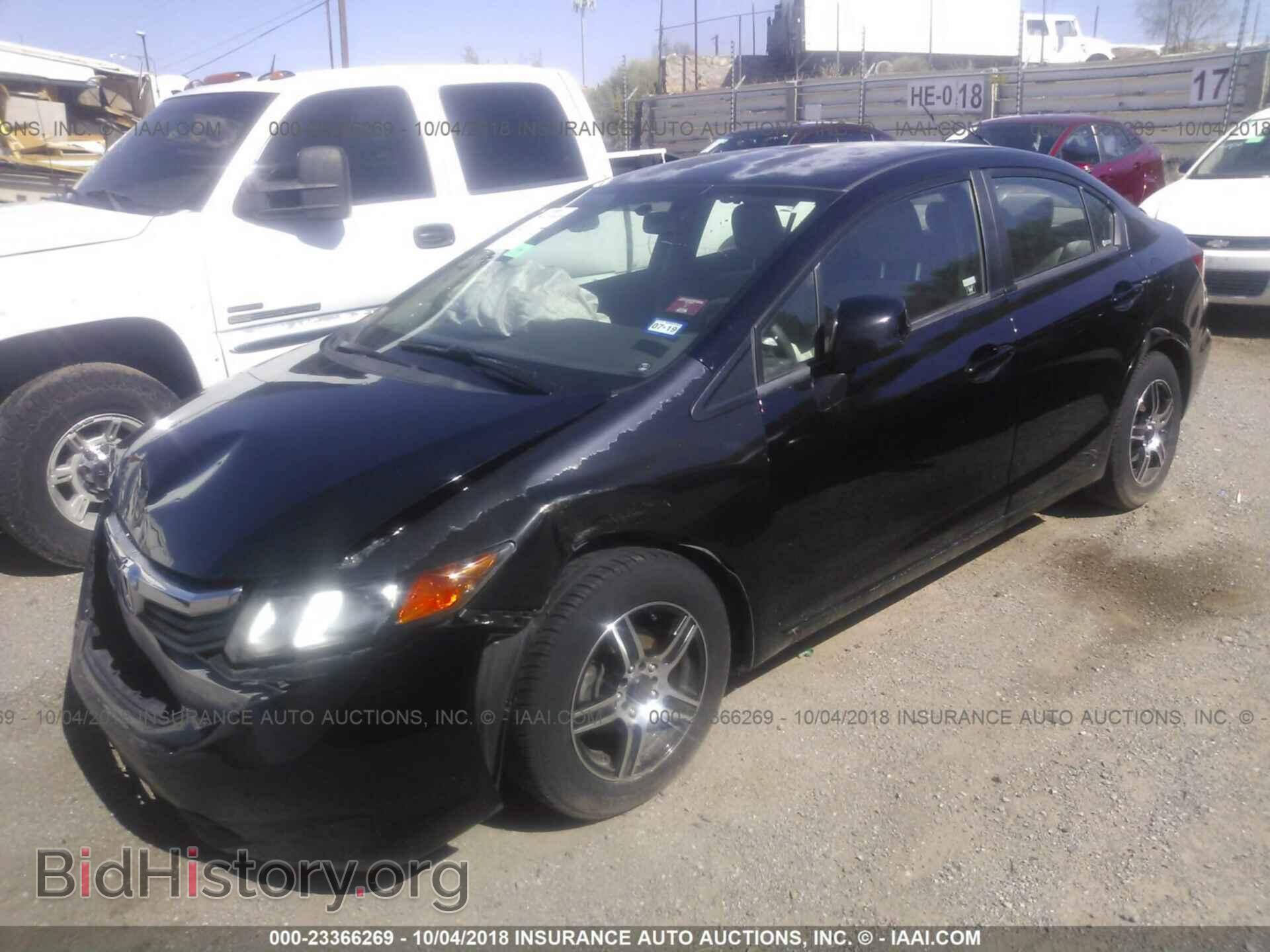 2012 Honda Civic - VIN: 2HGFB2F56CH585123 - Photo 2