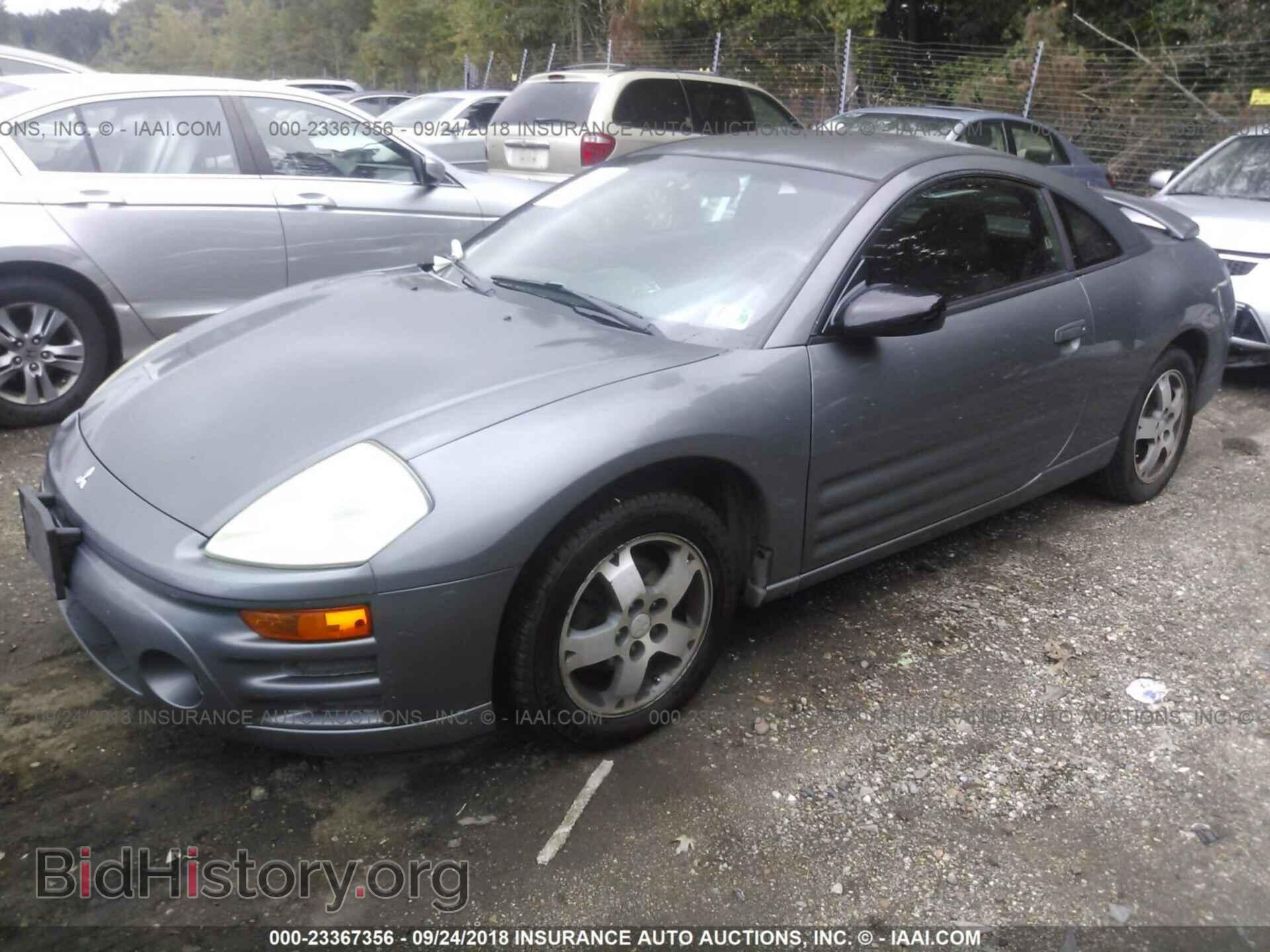 2003 MITSUBISHI ECLIPSE - VIN: 4A3AC44G43E002154 - Фото 2