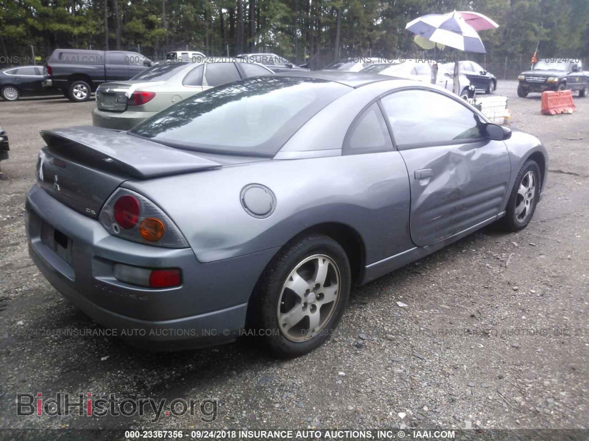 2003 MITSUBISHI ECLIPSE - VIN: 4A3AC44G43E002154 - Фото 4