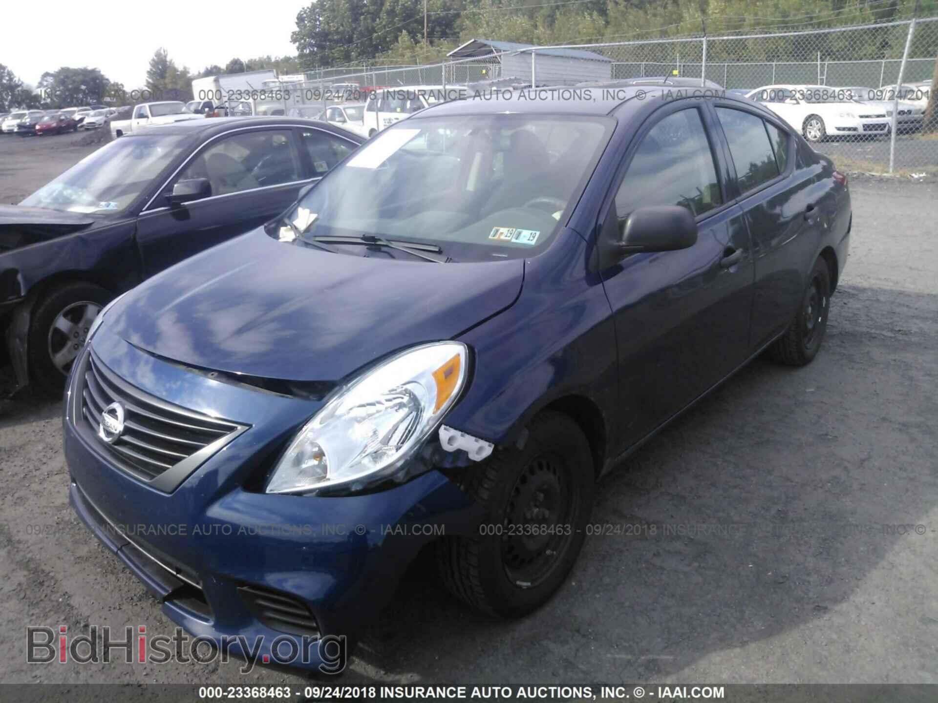 2014 Nissan Versa - VIN: 3N1CN7AP2EL851314 - Фото 2