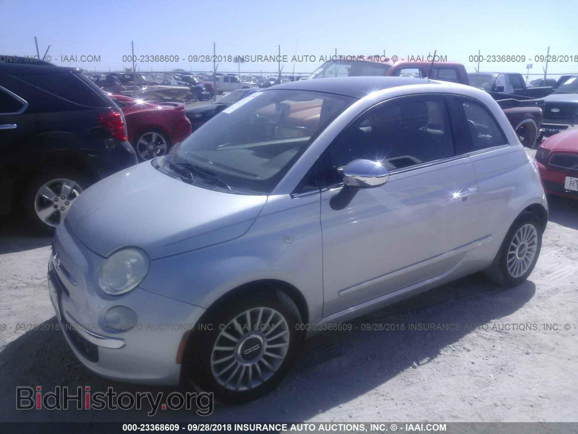 2012 Fiat 500 - VIN: 3C3CFFCR0CT118165 - Фото 2