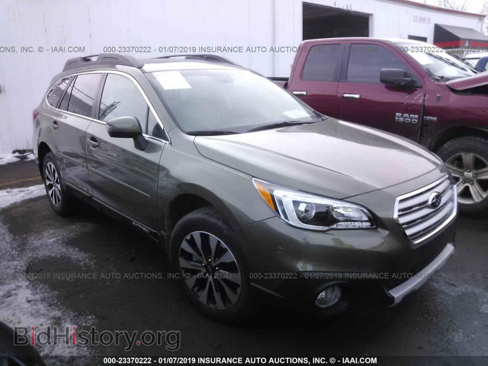 Фотография 4S4BSANC8G3294473 - SUBARU OUTBACK 2016