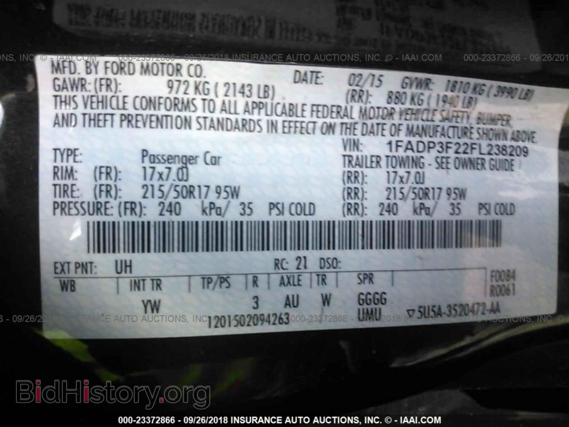 2015 Ford Focus - VIN: 1FADP3F22FL238209 - Photo 9