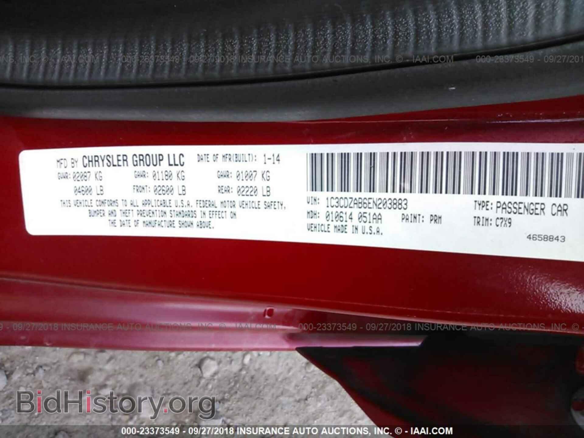 2014 DODGE AVENGER - VIN: 1C3CDZAB6EN203883 - Photo 9