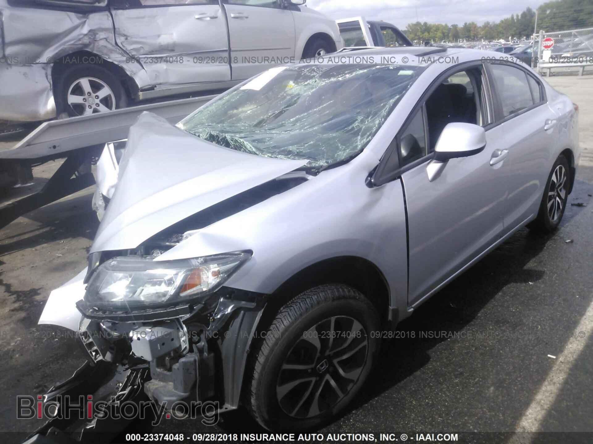 2013 Honda Civic - VIN: 19XFB2F83DE222560 - Фото 2