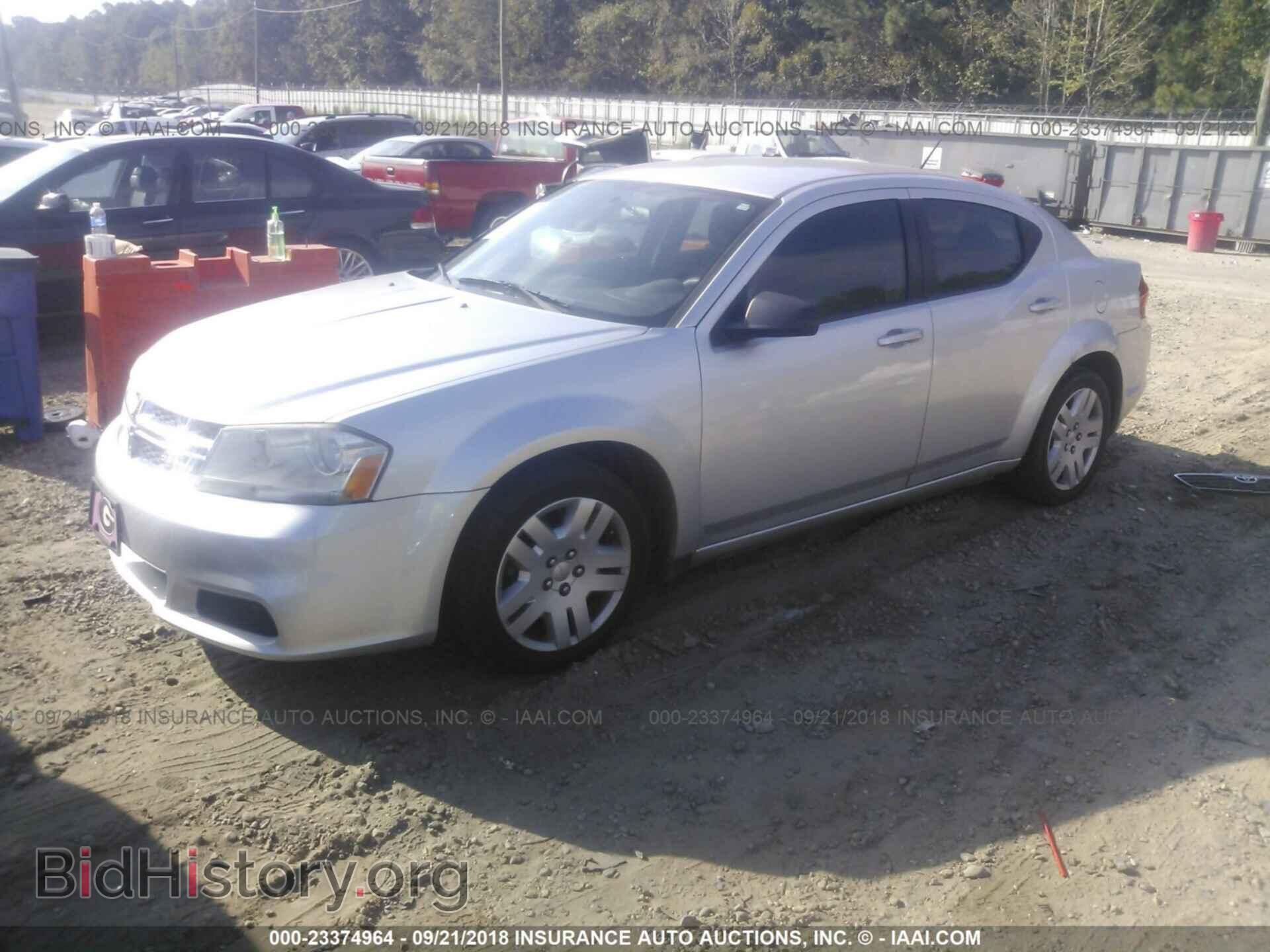 2012 Dodge Avenger - VIN: 1C3CDZAB6CN132911 - Фото 2