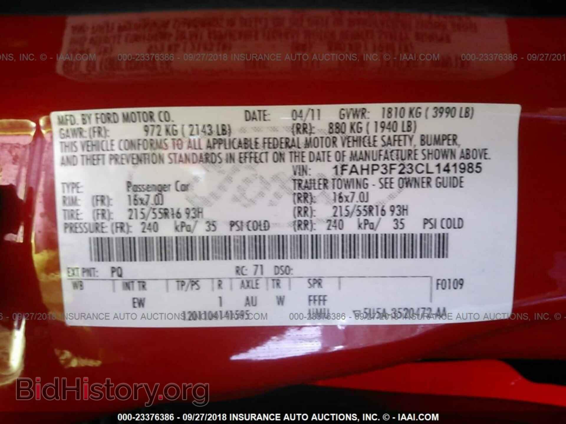 2012 Ford Focus - VIN: 1FAHP3F23CL141985 - Photo 9