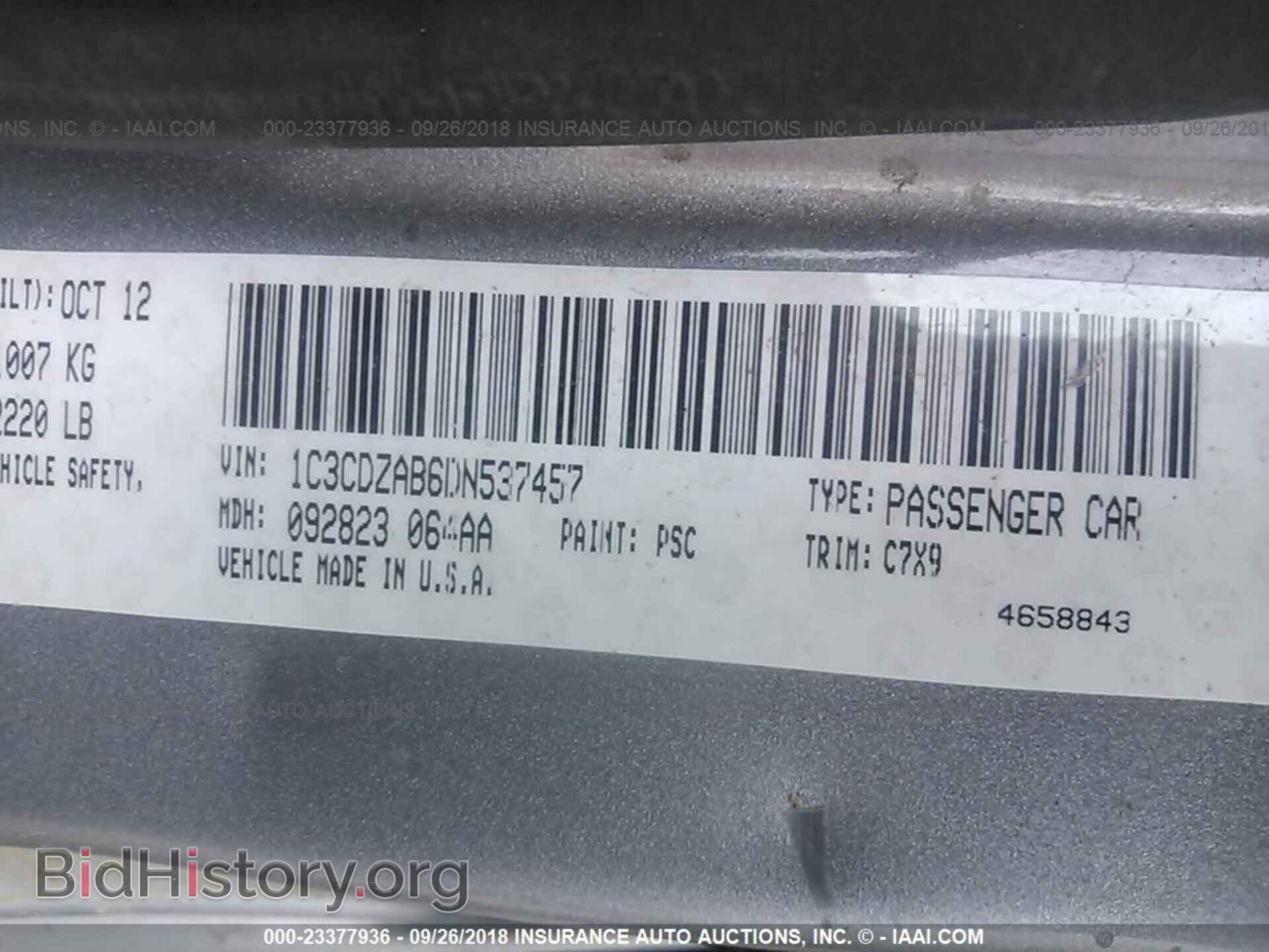 2013 Dodge Avenger - VIN: 1C3CDZAB6DN537457 - Photo 9