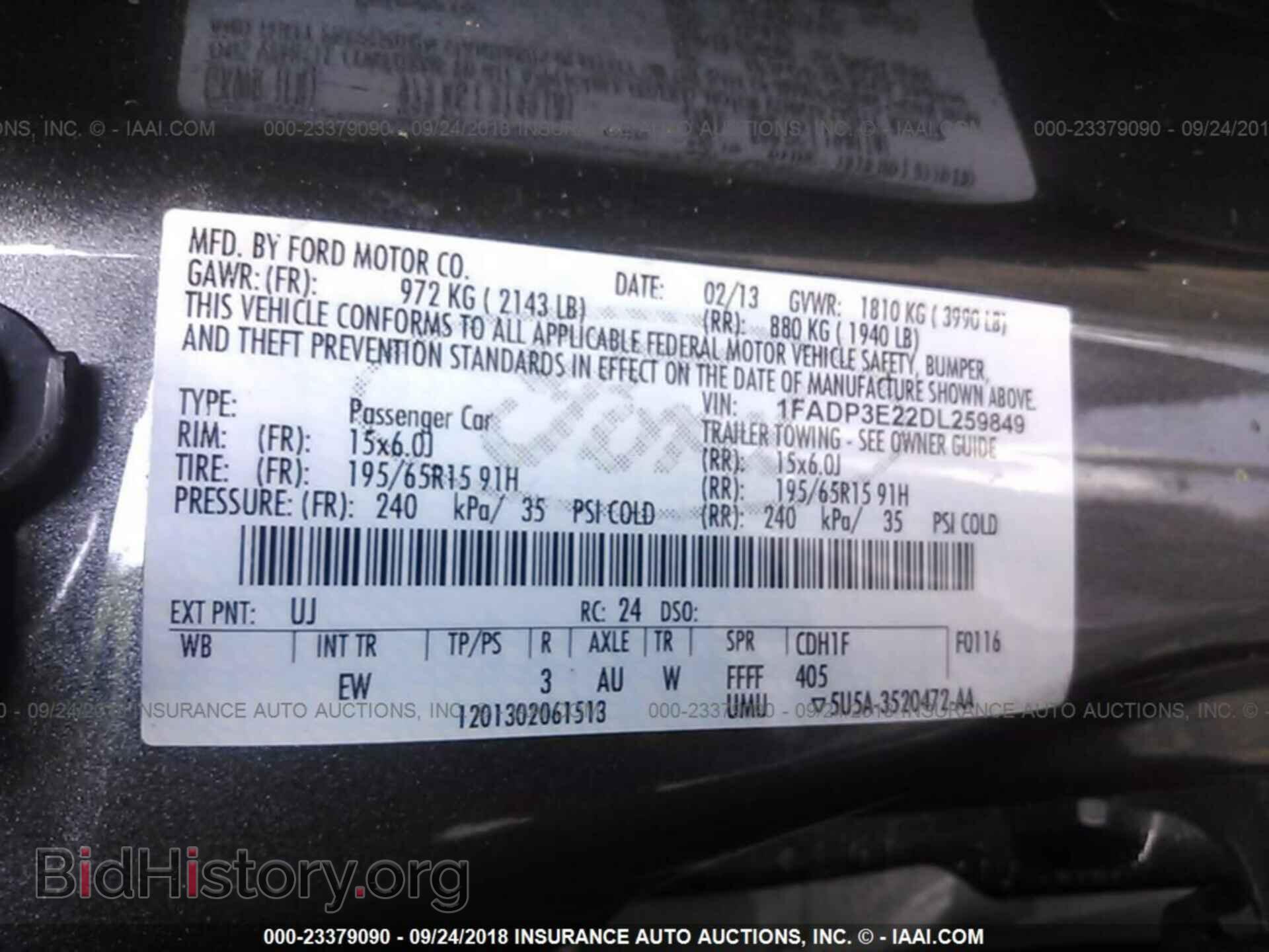 2013 Ford Focus - VIN: 1FADP3E22DL259849 - Photo 9