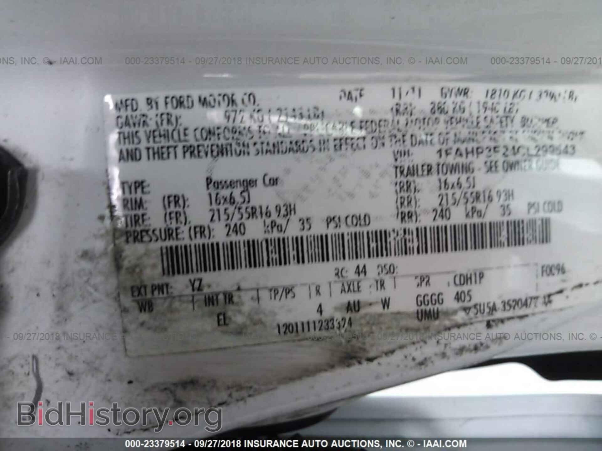 2012 Ford Focus - VIN: 1FAHP3F24CL299543 - Photo 9