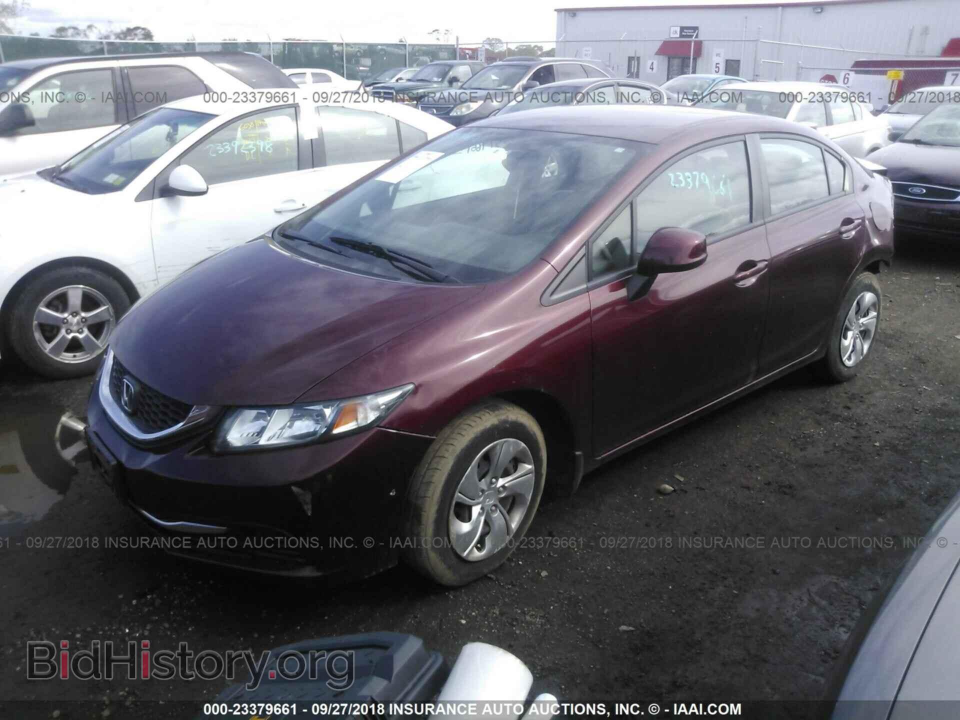 2013 Honda Civic - VIN: 2HGFB2F58DH527208 - Фото 2