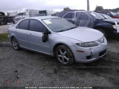 2008 Mazda 6 I, silver — VIN 1YVHP80C585M33328, IAAI