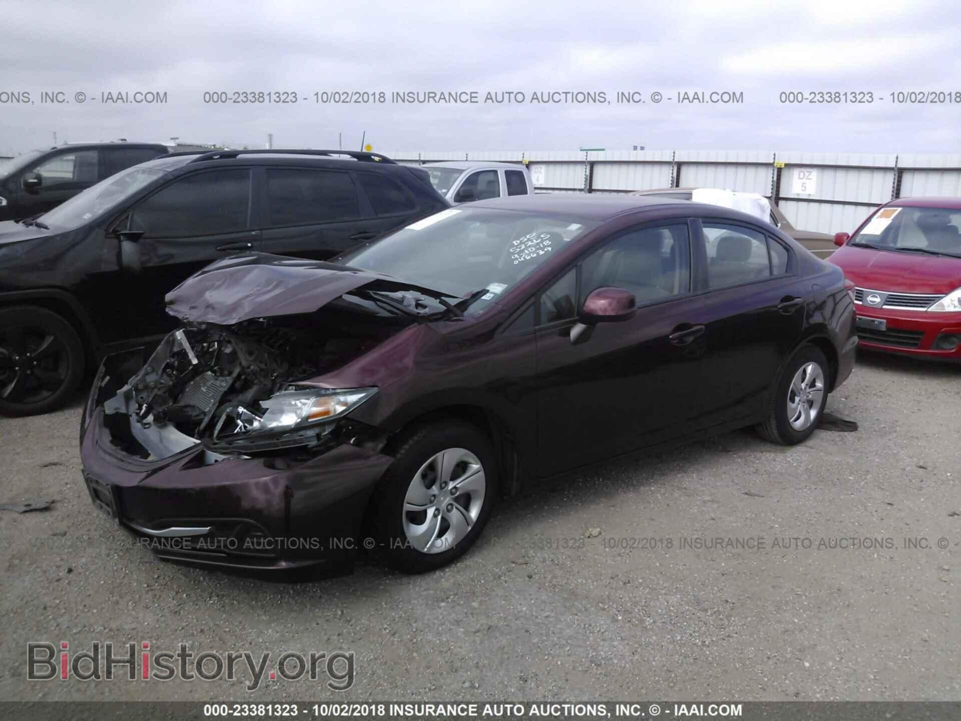 2013 HONDA CIVIC - VIN: 19XFB2F54DE046639 - Фото 2