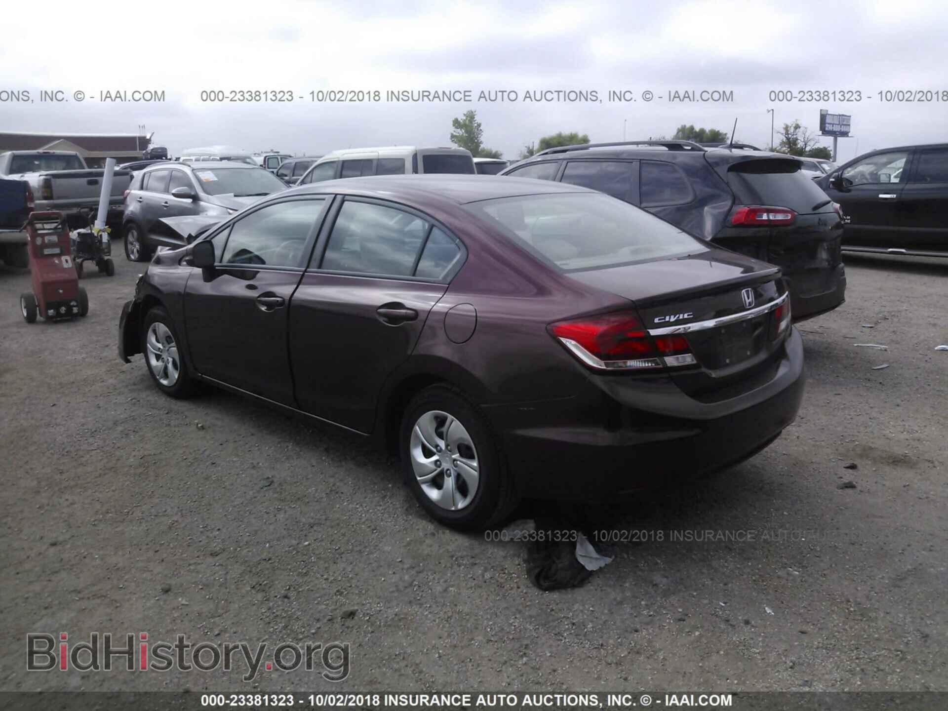 2013 HONDA CIVIC - VIN: 19XFB2F54DE046639 - Фото 3