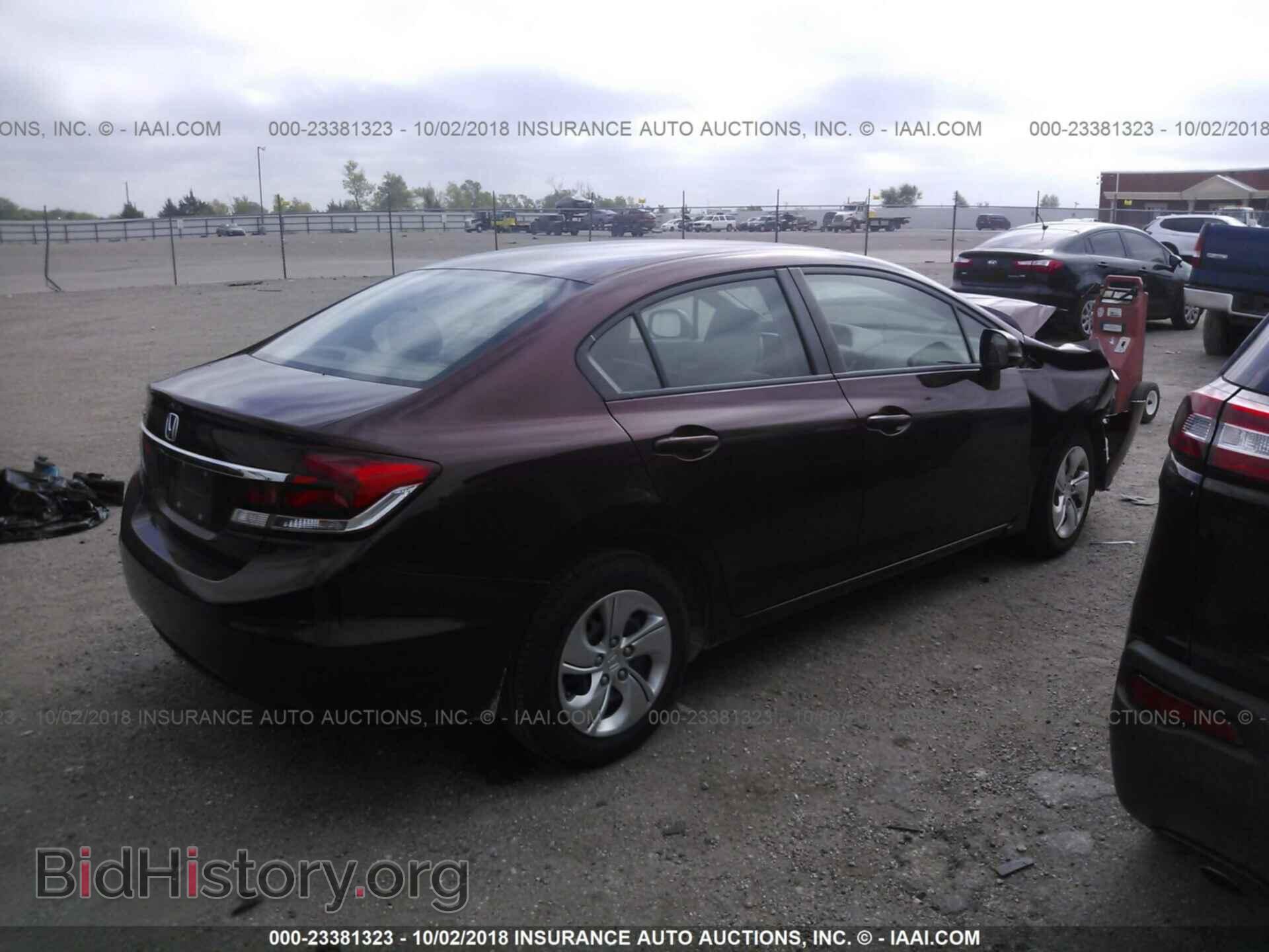 2013 HONDA CIVIC - VIN: 19XFB2F54DE046639 - Фото 4