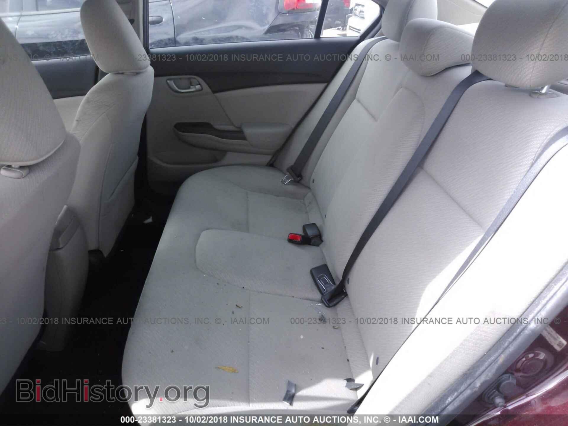 2013 HONDA CIVIC - VIN: 19XFB2F54DE046639 - Фото 8