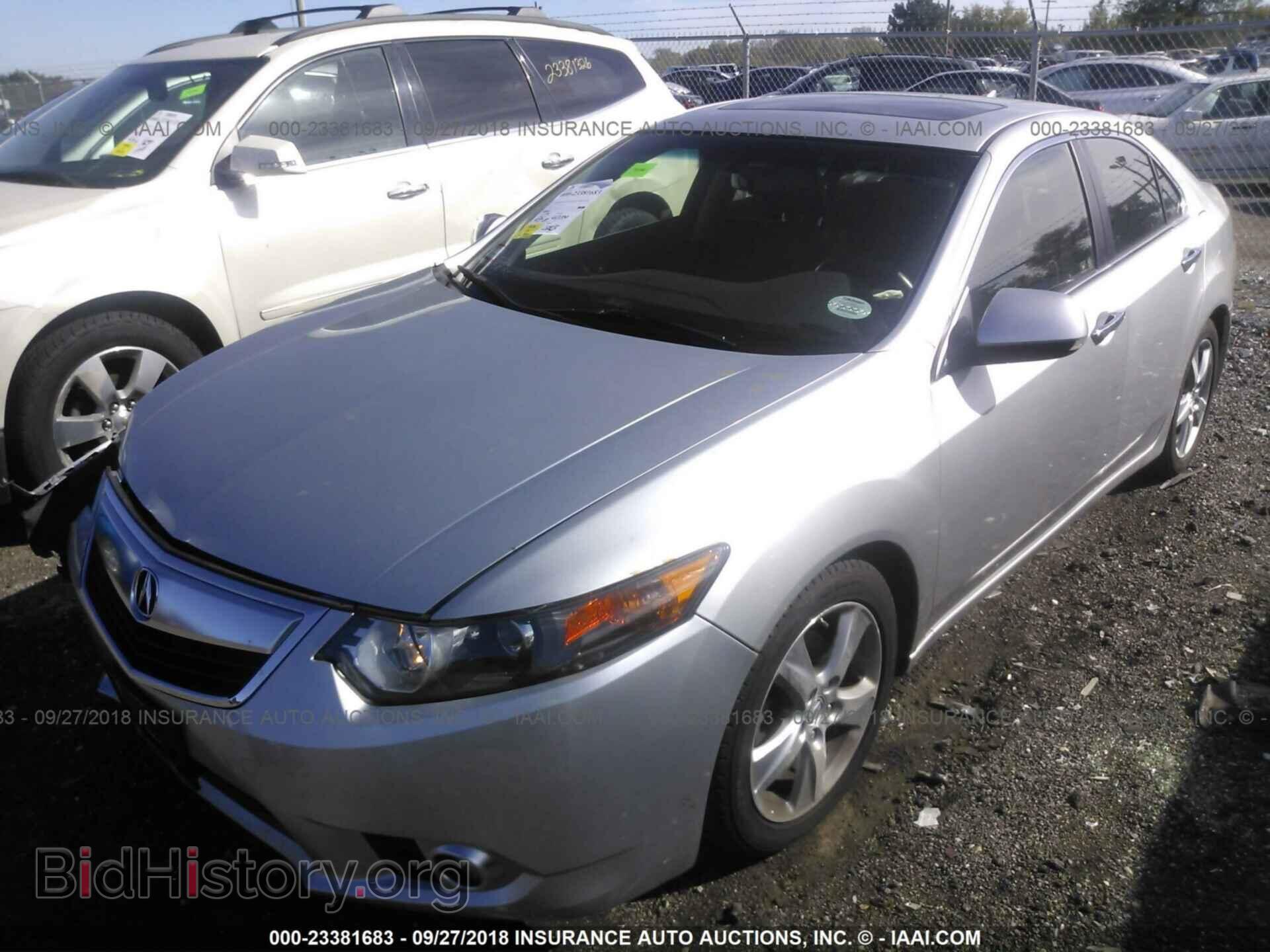 2012 Acura Tsx - VIN: JH4CU2F4XCC021852 - Фото 2