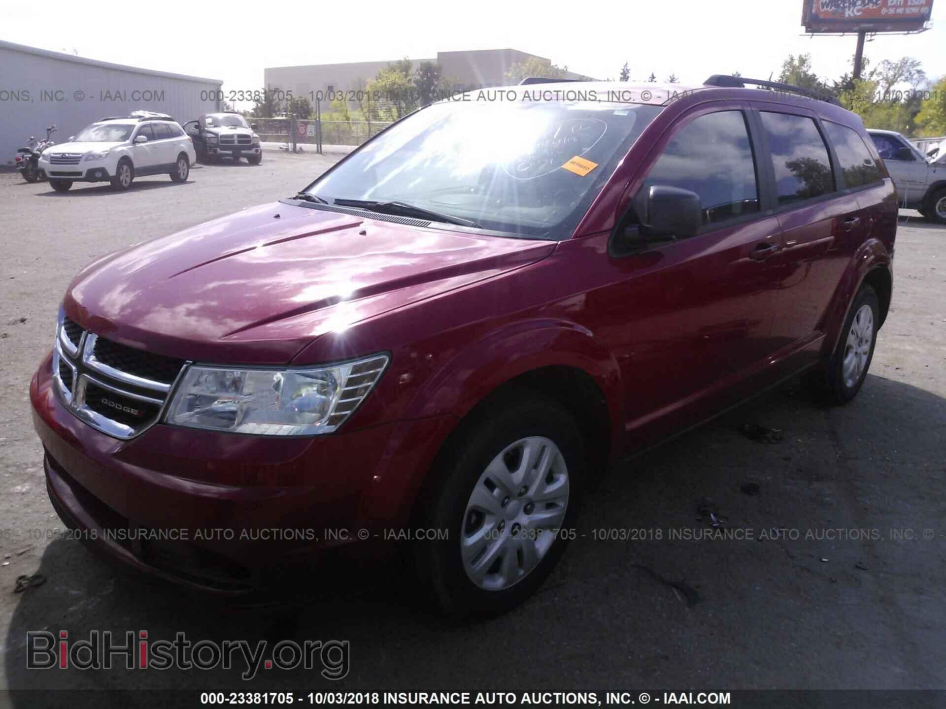 2017 DODGE JOURNEY - VIN: 3C4PDCAB0HT544419 - Фото 2