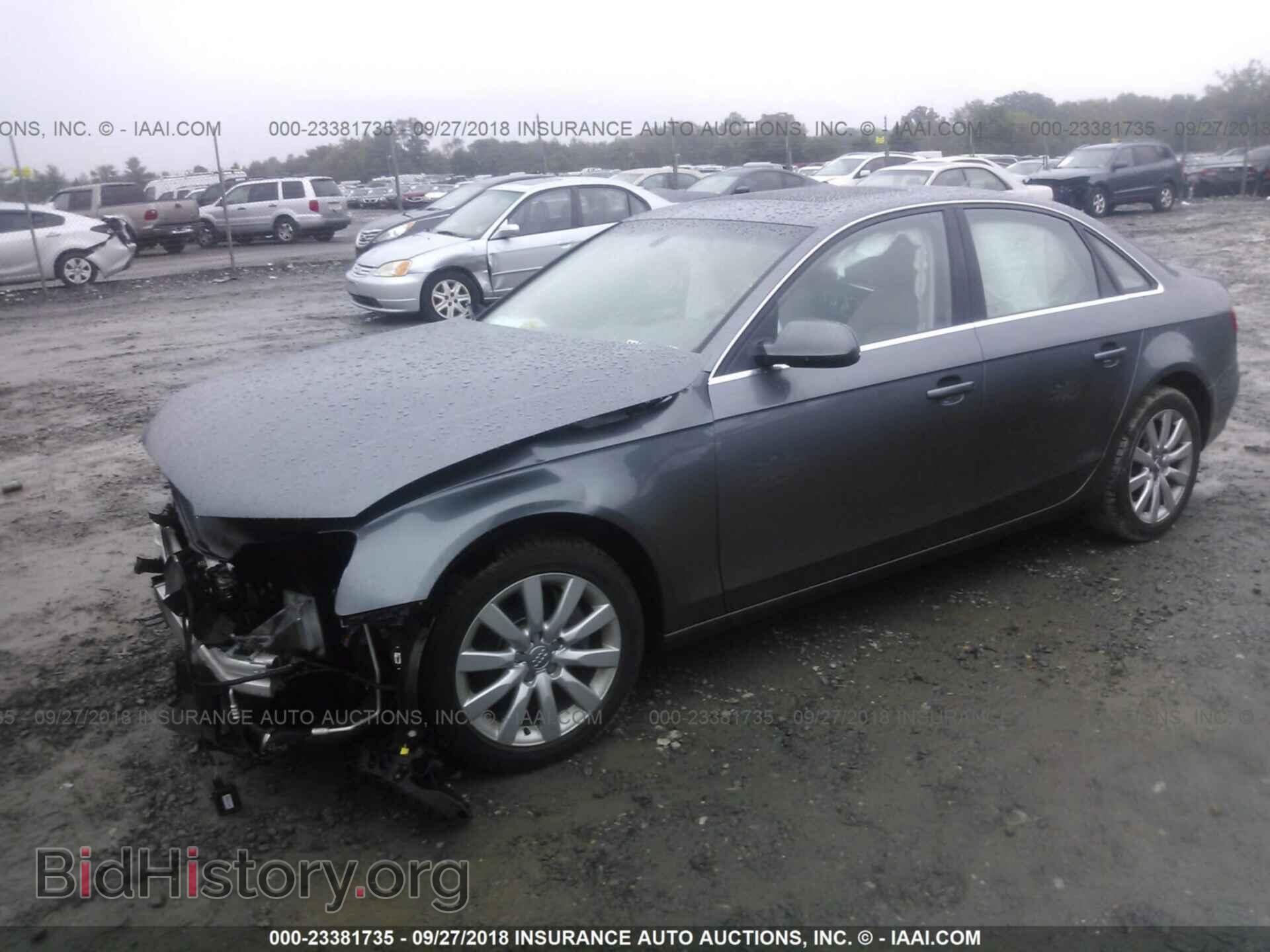 2012 Audi A4 - VIN: WAUBFAFL5CN010915 - Photo 2