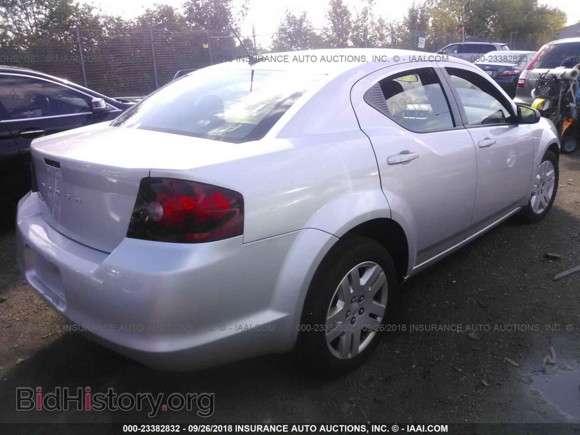 2012 Dodge Avenger - VIN: 1C3CDZAB0CN325443 - Фото 4