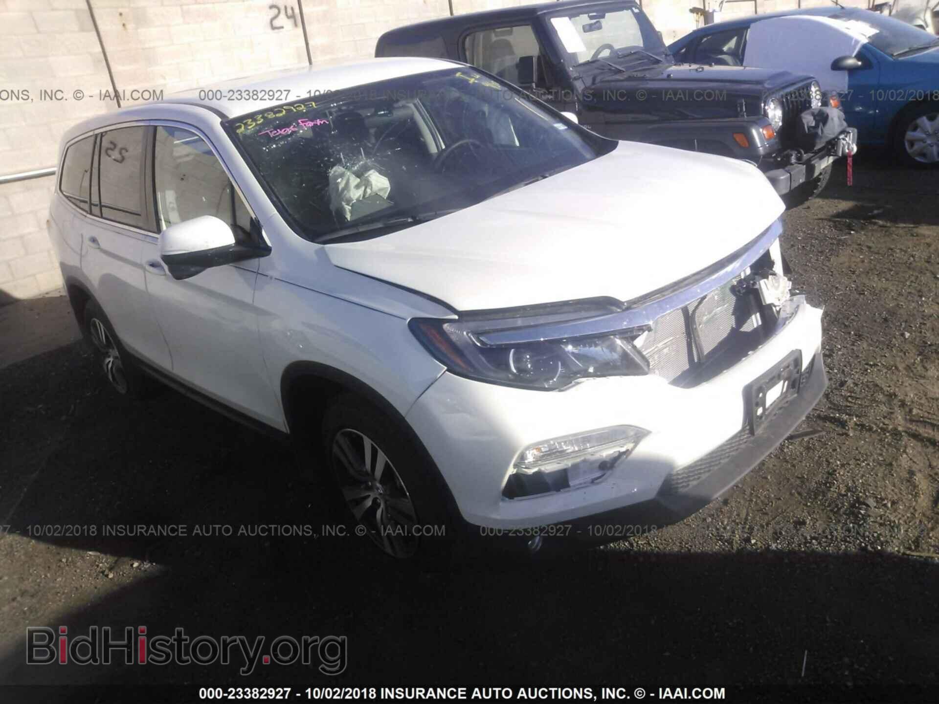 Фотография 5FNYF5H34JB024057 - Honda Pilot 2018