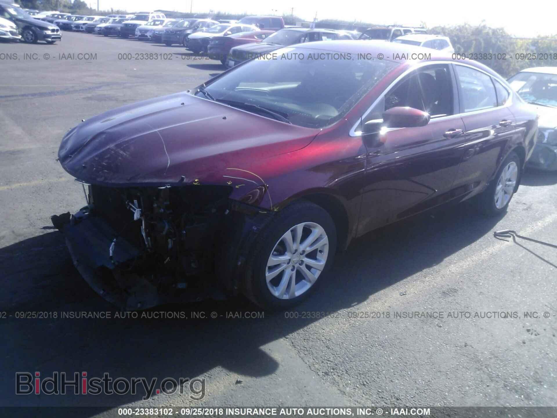 2016 Chrysler 200 - VIN: 1C3CCCAB3GN109124 - Фото 2