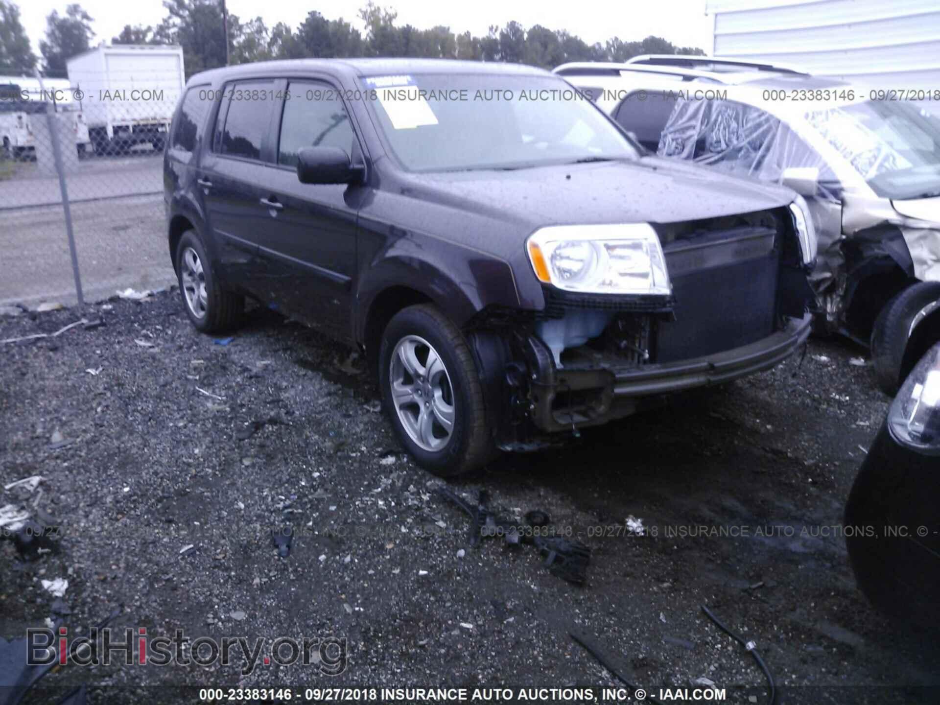 Photo 5FNYF3H54DB035067 - HONDA PILOT 2013