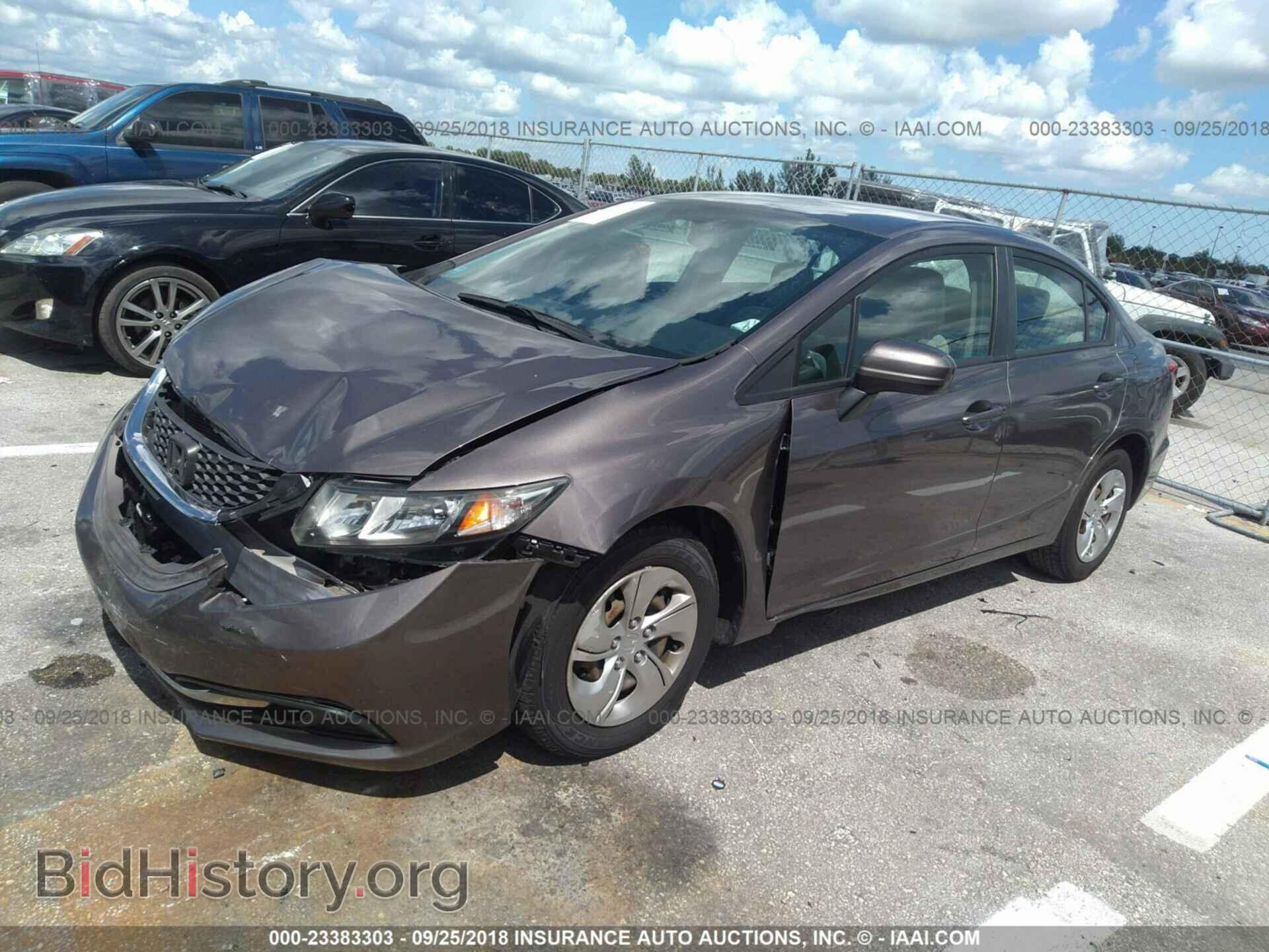 2014 Honda Civic - VIN: 19XFB2F51EE060581 - Фото 2