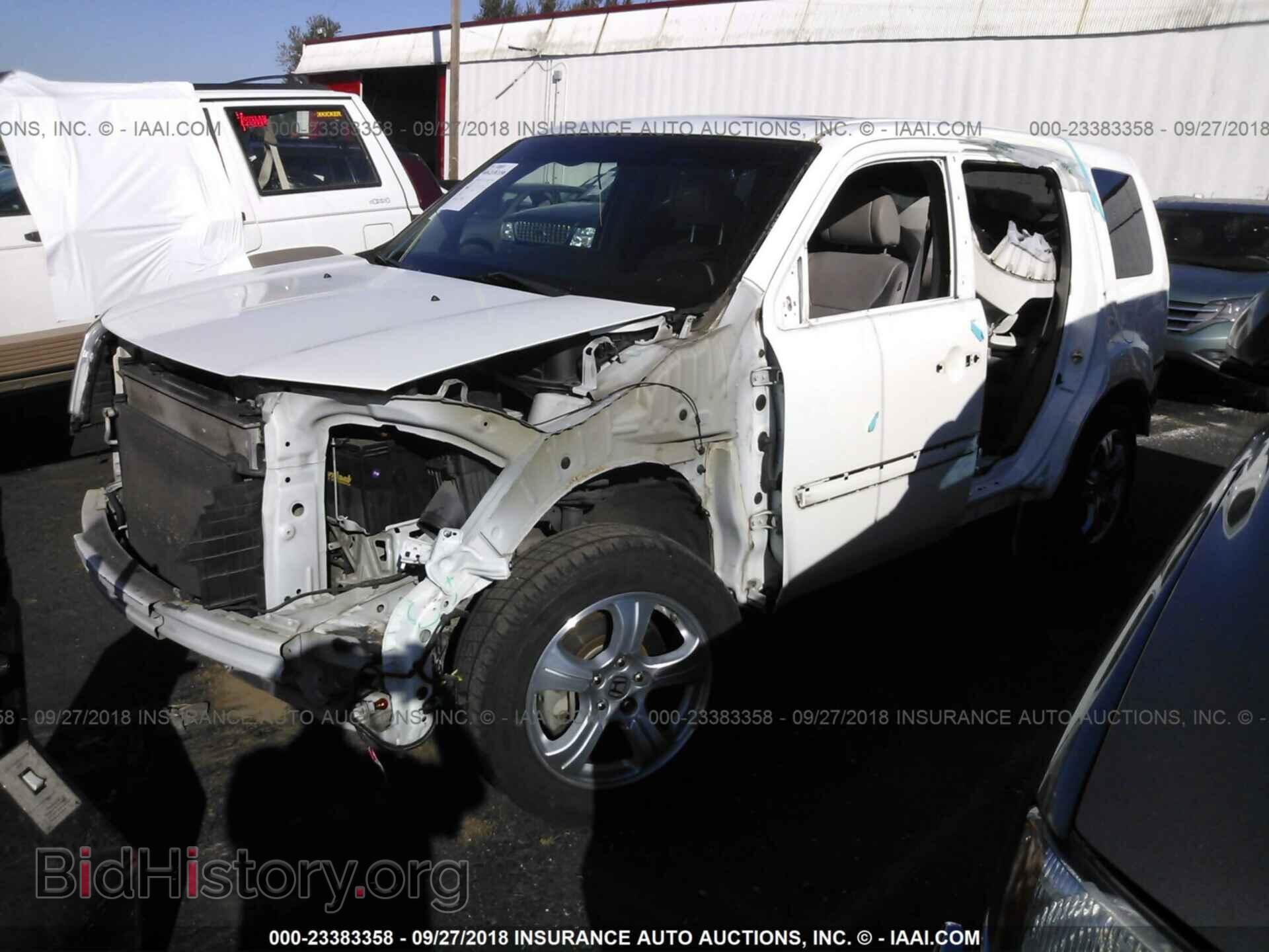 2012 Honda Pilot - VIN: 5FNYF3H60CB003885 - Фото 2
