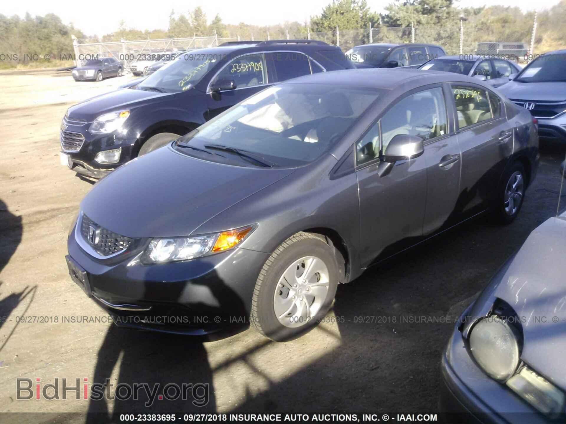2013 Honda Civic - VIN: 19XFB2F56DE083336 - Фото 2