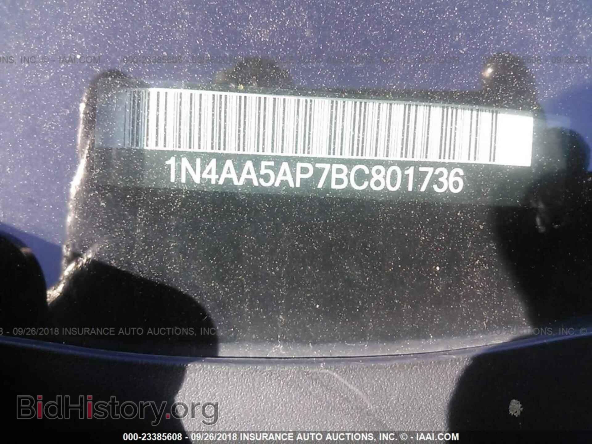2011 Nissan Maxima - VIN: 1N4AA5AP7BC801736 - Фото 9